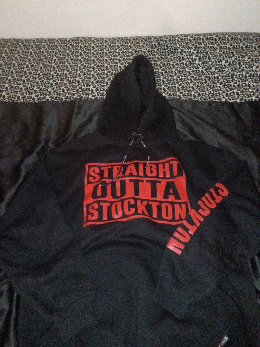 Straight Out Of Stockton Hoodie Size L